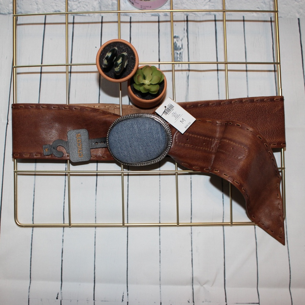Chico's SZ Belt Indigo